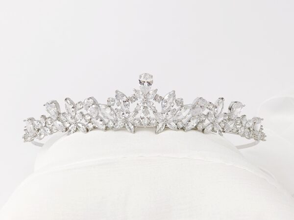 Crystal Wedding Tiara for Bride, Crystal Tiara Crown, Gift for Bride to Be - Image 2